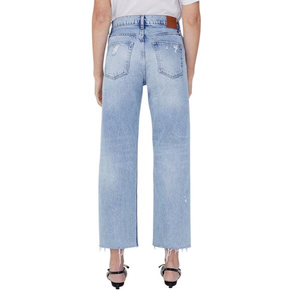 New Women’s Anine Bing Gavin Relaxed Straight Jeans Size 28 - Picture 6 of 12